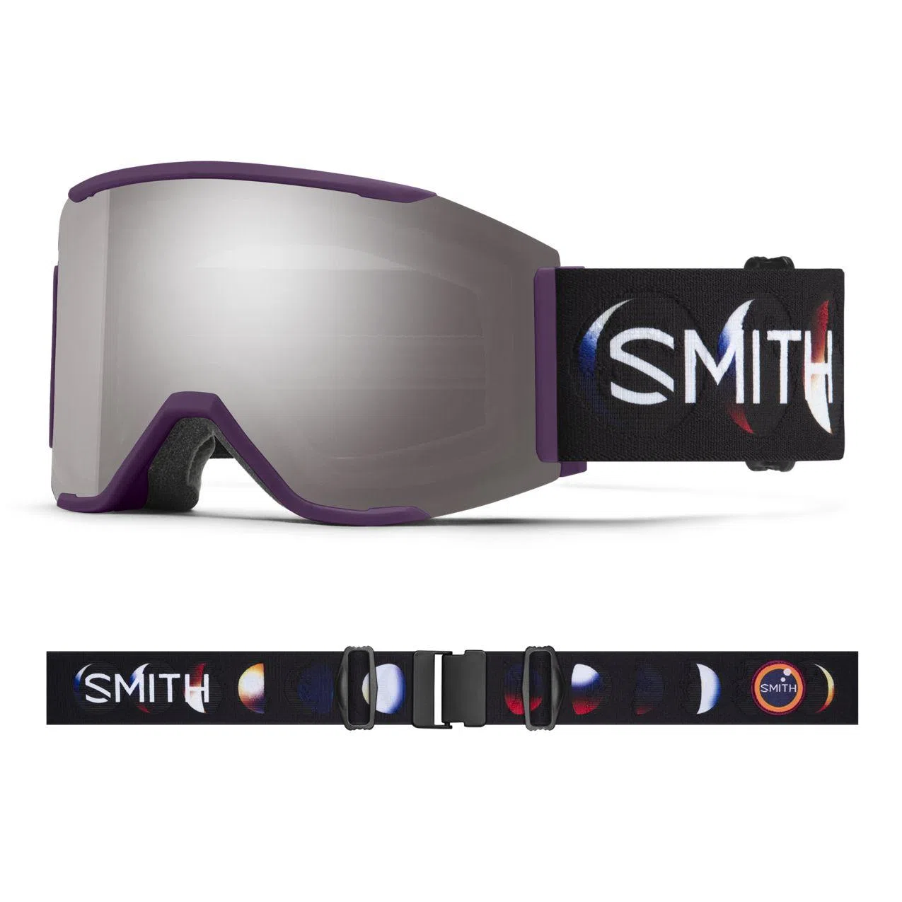 Smith Optics Snow Goggles M00757 Squad Mag Low Bridge Fit Goggles - view 31